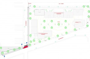 Costruzione di Piazza Gronchi in Orta Nova